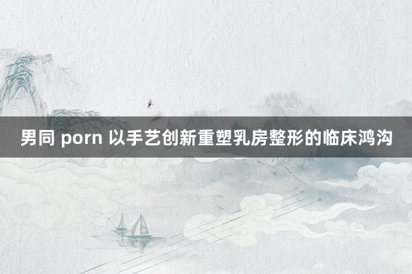 男同 porn 以手艺创新重塑乳房整形的临床鸿沟